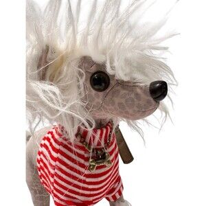 Stuffed Ark Chinese Dog Crested Realistic - Disc. 2009 -Celebrity Pet Bag Purse